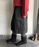 Tamiki banding dot cargo bermuda pants