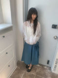 Kannahi Shirring Long Skirt