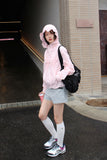 FRILL SHIRRING HOOD JP
