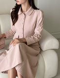 Mikel Collar Short Jacket Long Skirt Set