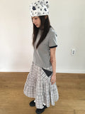 Shuning Check Pocket Midi Skirt
