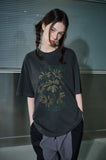 Peace Flower Pigment Short Sleeve T-Shirt