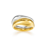 H-Subuni Silver (C) Volume Set Ring