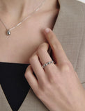 Ice Cushion Silver (W) Ring L