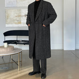 Max wool herringbone double coat