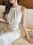 Cosette Halter Flare Long One Piece