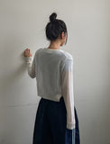 [U-BASIC] Sofri V-neck Knit Cardigan