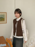 Time Ribbon Knit Vest