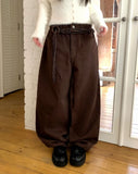 Nane Pocket Wide Balloon Pants