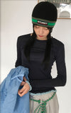 TENCEL FRILL SLEEVE T