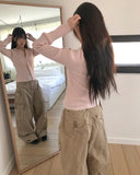 Karn Multi-Pocket Wide Cargo Pants