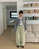 Tokoni Pintuck Cotton Pants