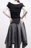 Plimer shirring off-shoulder t-shirt