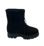 SUEDE PADDED BOOTS