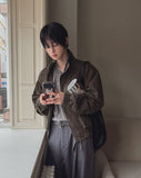 Lauto Washed Bomber Jacket