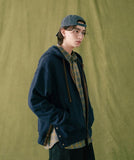 Snap Point Hood Zip-Up
