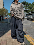 Natey Raw Edge Balloon Denim Pants