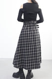 Noble Check Ankle Skirt