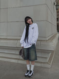 Nook's Rivet Square Denim Shorts