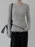 Modern Damage Ribbed Knit