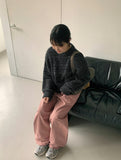 Comfy Hairy Round Knit
