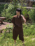 Solar Pleated Half Shirt