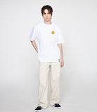 Yellow Ceiling Small Drawing Smile Short Sleeve Tee
