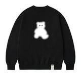 Dot Silhouette Bear Sweatshirt