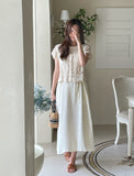 Lapid Pleats Sleeveless Long One Piece (Strap set)
