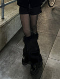 Wolf Fur Leg Warmers