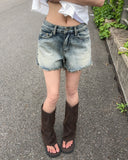 Paul Western Short Denim Shorts