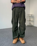 Ite Pintuck Nylon Cargo Pants