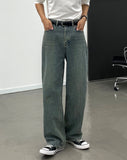 Vintage Deep Blue Jeans