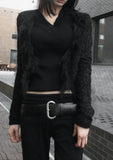 Glitter Fringe Cardigan
