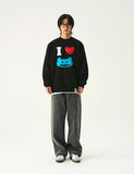 [UNISEX]I LOVE OF Sweatshirt