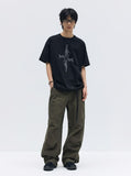 CROSS GUN GRAPHIC HALF T
