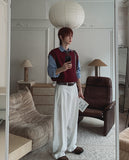 Conant Over Fit V-Neck Knit Vest