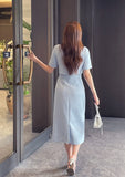 Laurent Tweed H-Line Long One Piece