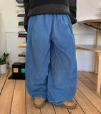 Nicory Banding String Corduroy Wide Pants