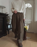 Mayrne Wool Pintuck Slacks