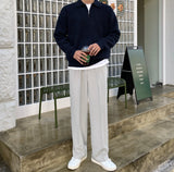 Jed Cash Hachi Half Zip-up Knit