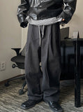 Herringbone troy string pants