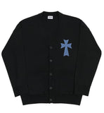 DOT CROSS Embroidered Knit Cardigan