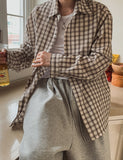 Scuz seersucker check shirt