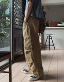 Theo Washed Double Pocket Cargo Pants