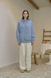 Bloom Rabbit Embroidered Hoodie
