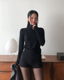 Epi Fold Knit Span Shorts