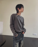 Coldy Waffle Shoulder Zip-Up T-shirt