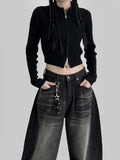 Fob Knit Two-Way Zip Up