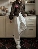 Letra Patch Blouson